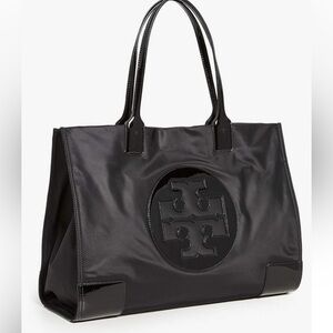 Tory Burch Ella Tote - Patent Black